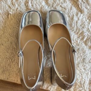 Silver Mary Jane - Marc Fisher 8.5